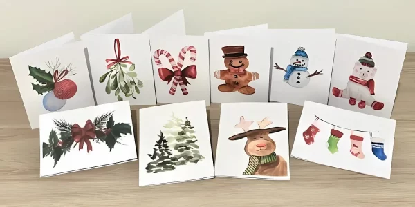 Paint your own Holiday Greeting Cards Up